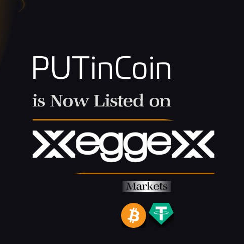 PUTinCoin has reached another exchange: XEGGEX!! The exchange now offers 2 trading pairs, PUT/BTC and PUT/USDT. And there are several other goodies on XEGGEX like no requirement for KYC, fast wallets and transactions, liquidity pools, a really nice dashboard to work with and an own token, the XGX, which offers you 25% dicount on exchange fees!