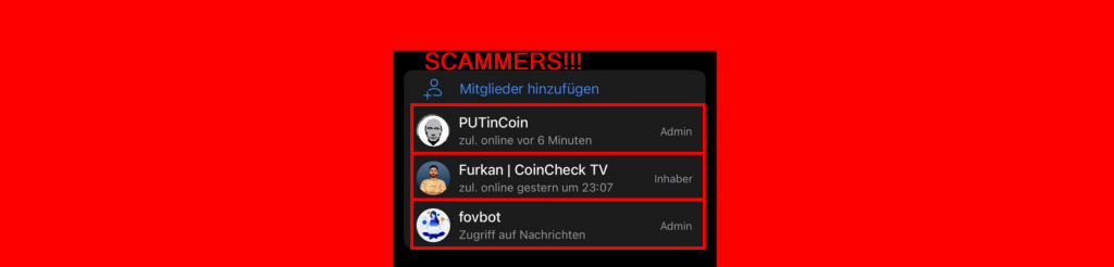 !!SCAM - WARNING!! - A Telegram user with username 